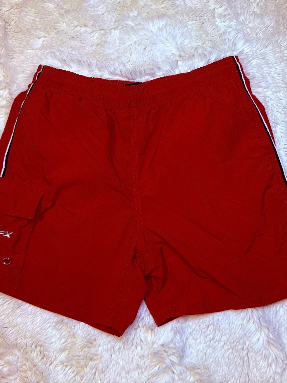 Izod Men's size medium perform X shorts no liner 5” inseam red